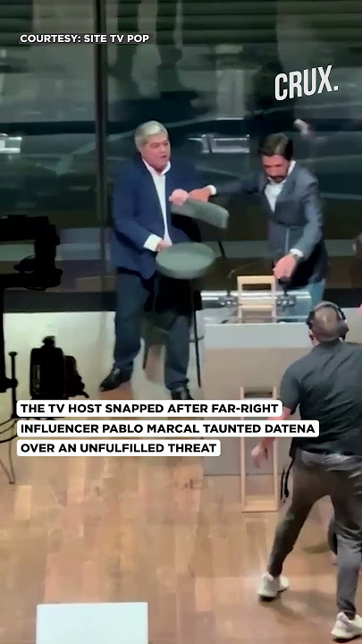 Watch | High-Stakes Drama as Candidate Hurls Chair at Rival in Sao Paulo Mayoral TV Debate