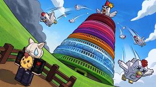 Noob To Pro: I Climbed 100,000 Levels to Battle The COSMIC Chicken Boss