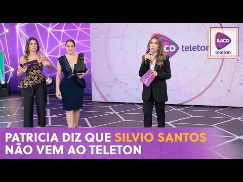 Patricia revela motivo pelo qual Silvio Santos não pôde vir ao Teleton | Teleton 2019