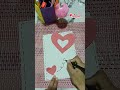 Diy Card for Loved One's 😍 #diy #cardsmaking #easydiycard #shorts #papercrafter