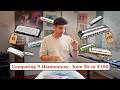 Comparing 9 Harmonicas - from $5 to $100 (Hohner, Seydel, Easttop, Lee Oskar)