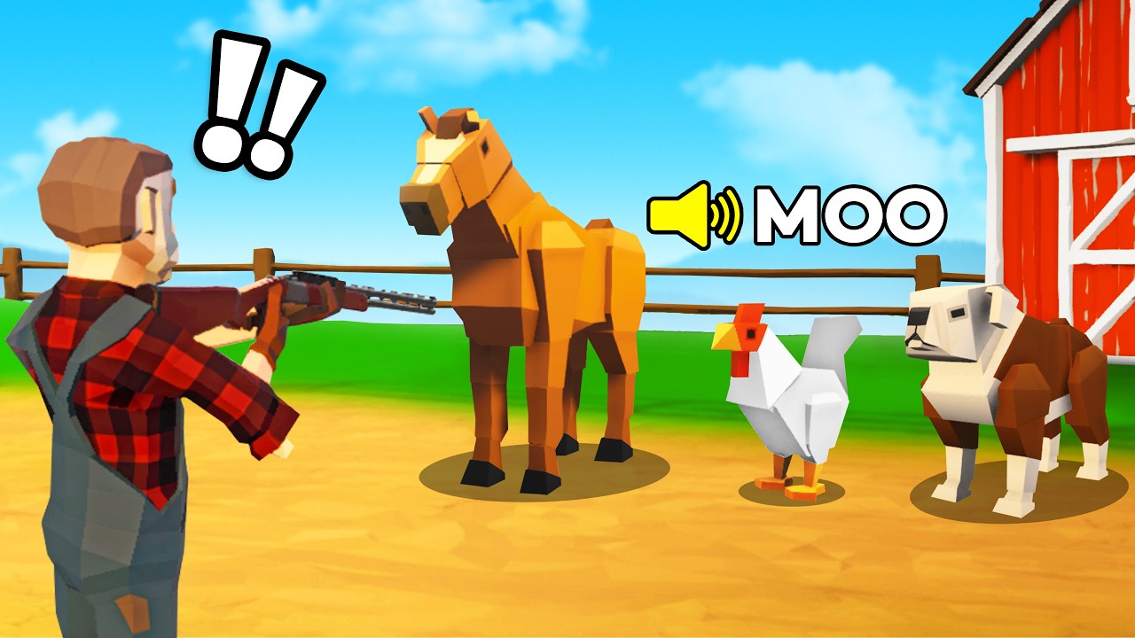 Guess Who as ANIMALS is TOO FUNNY in Moo Who?