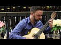 James erickson plays an ashley sanders  savage classical guitar studios