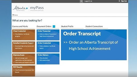 Ordering a diploma or transcript step-by-step