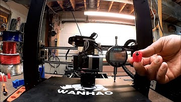 Wanhao Duplicator I3 3D Printer - Dial Indicator Bracket for Bed Leveling