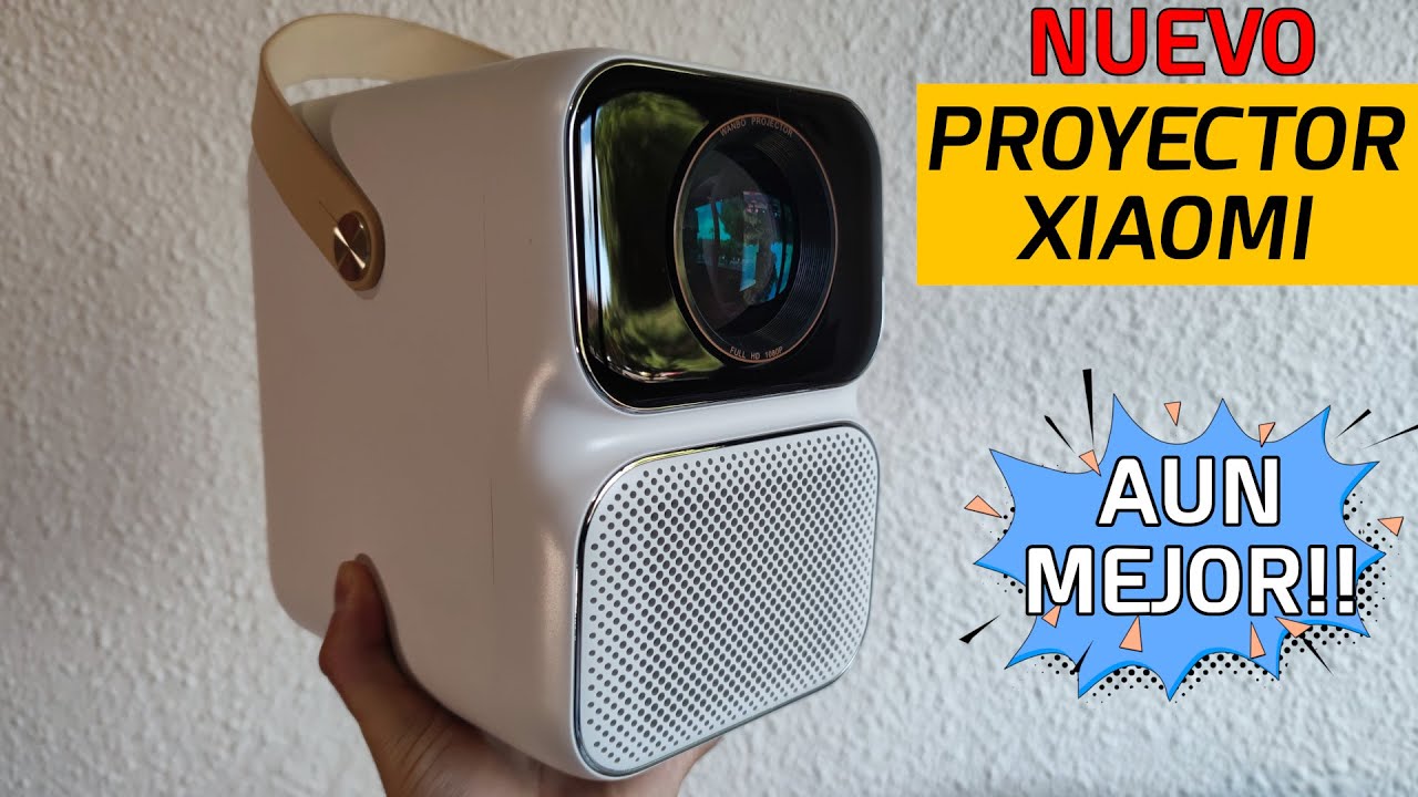 Proyector portátil wanbo t6 max/ 650 lúmenes/ full hd/ hdmi/ bluetooth/  wifi/ blanco