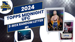 2024 Midnight UFC 2 Box Random Letter #1