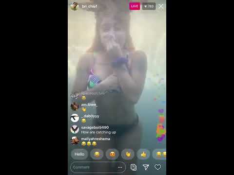 Bri chief nip slip and twerking live on Instagram