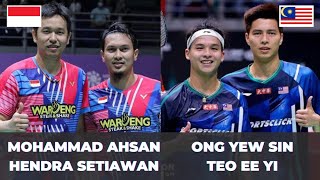 DADDIES BERSINAR! Ahsan/Hendra (INA) vs Ong/Teo (MAS) | Badminton Highlight