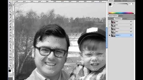 Advanced Photoshop Tutorial: Sharpening using alpha channels