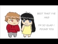 Plain White T's 1 2 3 4 lyrics animation