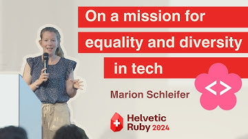 On a mission for equality and diversity in tech by Marion Schleifer