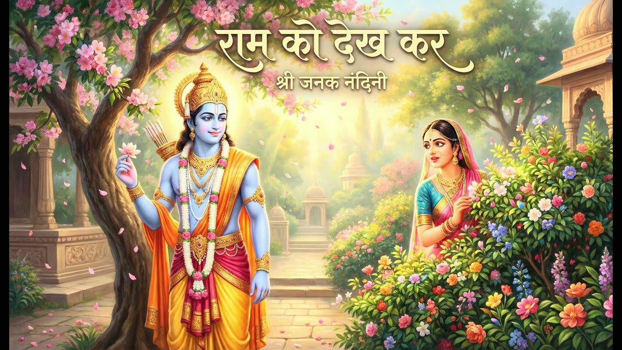 Ram Ko Dekh Kar Shri Janak Nandini | Sita Ram Vivah Song | Ramayan Bhajan