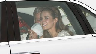 KIM SEARS Andy MURRAY''s WIFE to Be ARRIVING at DUNBLANE CHURCH for WEDDING {VIDEO EXCLUSIVE}