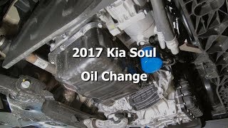 2017 Kia Soul - 2.0L GDI Engine Oil Change