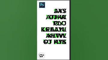 Photoshop on trend Glitch effect tutorial