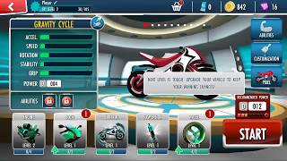 #android #game  gravity rider extreme balance space bike racing game play screenshot 5