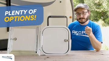 RecPro RV Baggage Doors and How to Measure for the Correct Size