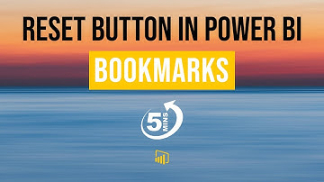 Reset Button with Bookmark Option | Power BI Design