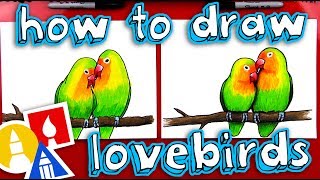 How To Draw Lovebirds