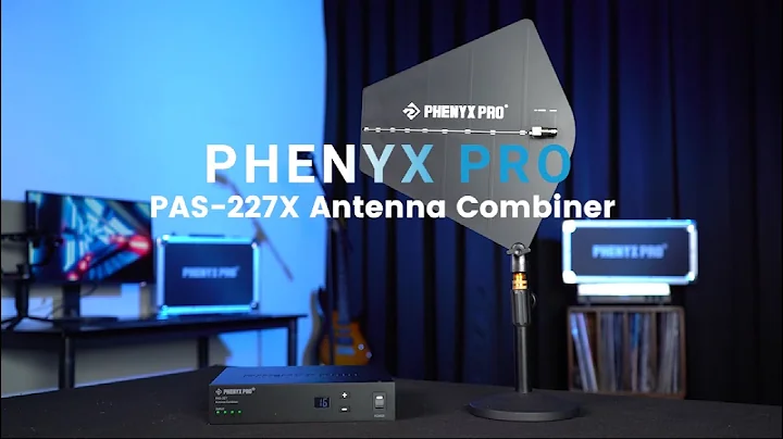 Showcasing - PAS-227X UHF 4-Way Wireless Antenna Combiner Bundle for IEM System