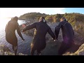 Scuba diving and cliff jumping off pendennis point falmouth