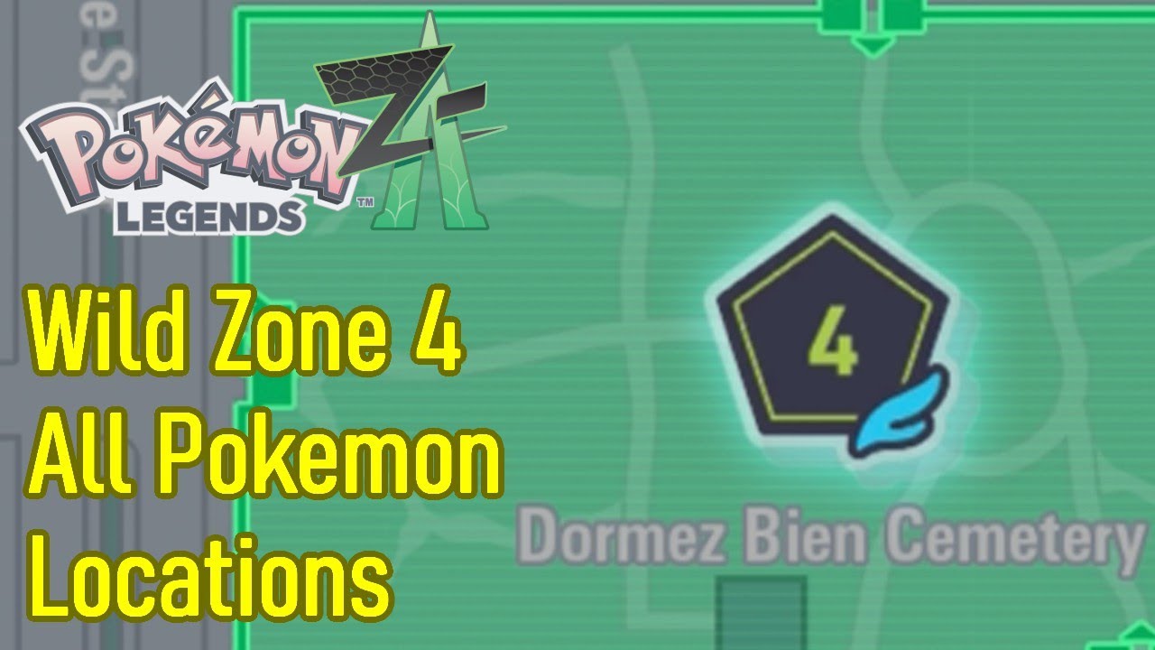 Pokemon Legends: Z-A Wild Zone 4 All Pokemon Locations, Honedge