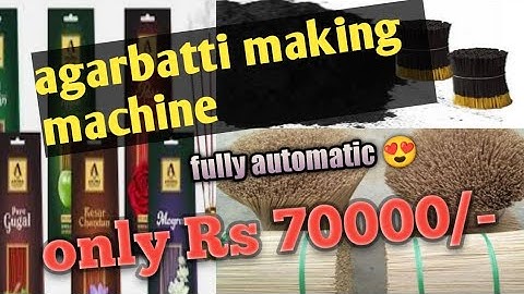fully automatic agarbatti making machine call 8924949909