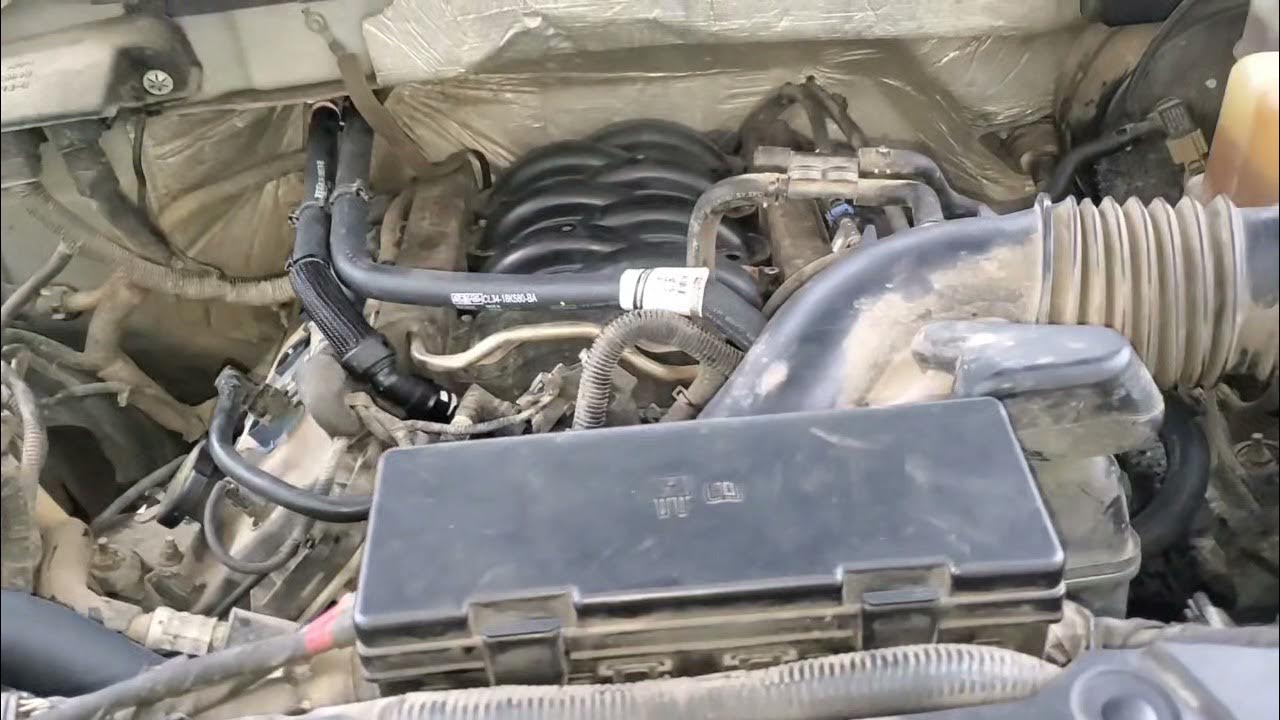 12' F150 5.0 cold start misfires, P0308, cylinder #8 misfire - YouTube