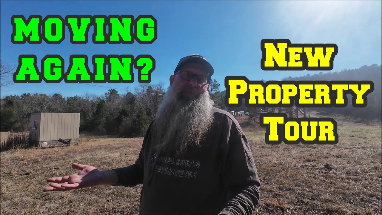 Moving Again? New Property Tour! I Bought Abandoned Land in Booneville, Arkansas.