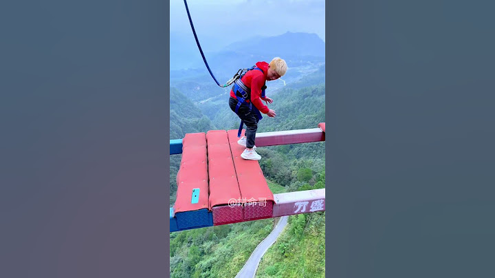 Bungee Jumping With Rope In Beautiful Place:Asmr Bungee Jumping#funny#beauty#challenge