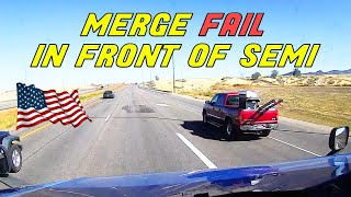 A Day in The Life of an American Truck Driver  Road Rage, Brake Check, Car Crash, Instant Karma USA