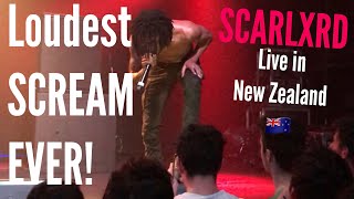 Scarlxrd loudest scream in New Zealand