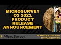 MicroSurvey Q2 2021 Product Release Announcement