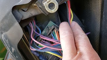 John Deere x585 & x595 ignition switch removal