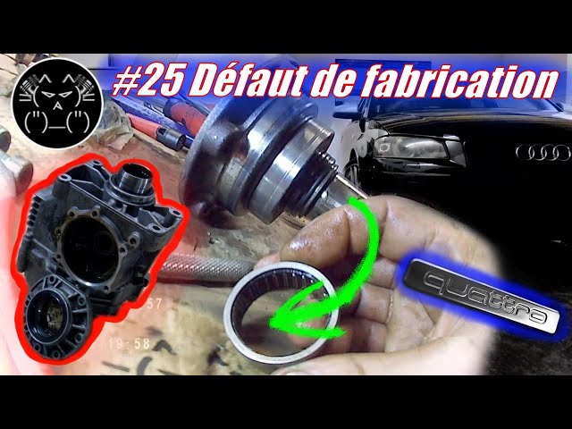 25 A3 Quattro - Du Bruit dans la boite de transfert - Remplacement ...