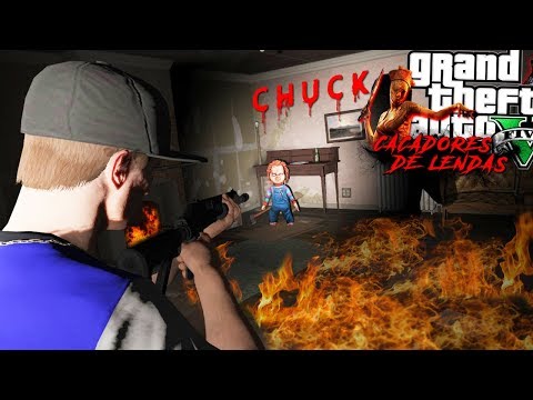 A LENDA DO CHUCKY / O BONECO ASSASSIN0! GTA 5 - Caçadores de lendas