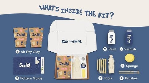 SCULPD Pottery Starter Kit for Beginners