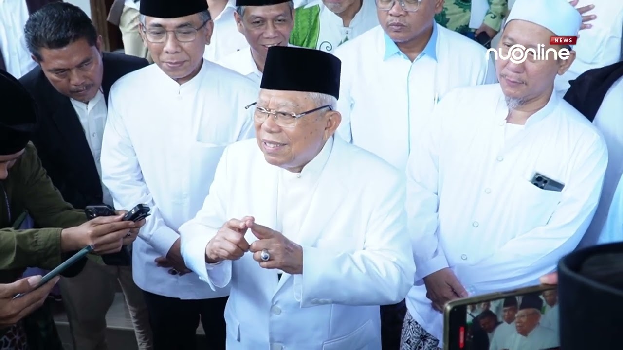 KH Ma'ruf Amin di Lirboyo: Rais Aam dan Ketua Umum PBNU Sudah Rujuk | NU Online News
