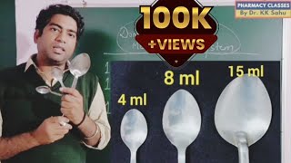 [Hindi] Teaspoon, Dessertspoon, Tablespoon