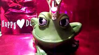 Singing Valentines Day Frog