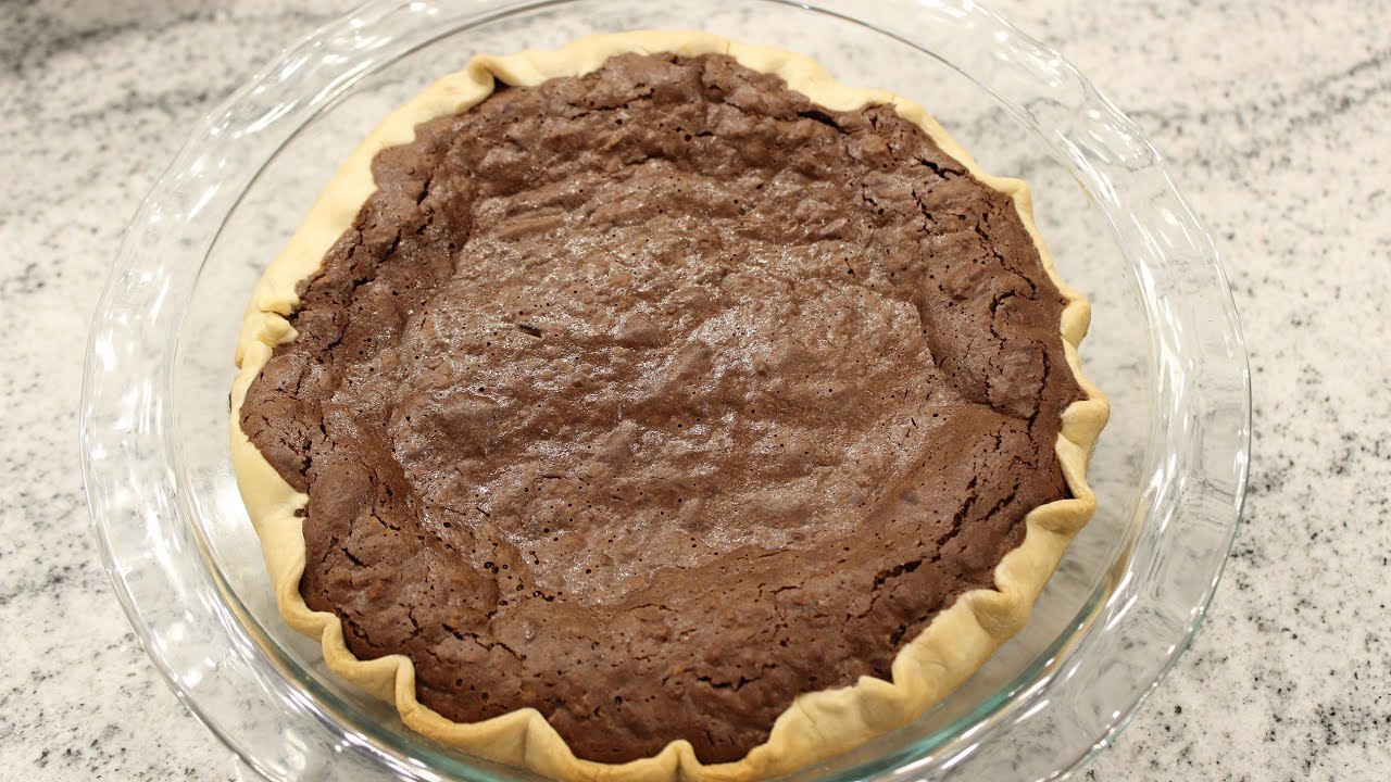 Chocolate Fudge Pie Recipe YouTube