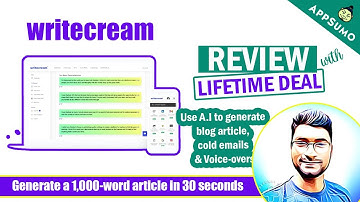 How to Write a 1,000+ Word Blog Post Using WriteCream AI - Appsumo Lifetime Deal & Article Tutorial
