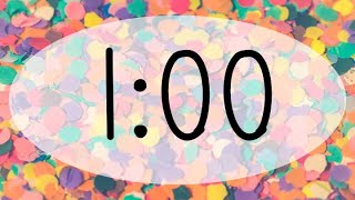 1 minute timer Colorful Confetti