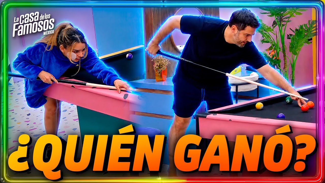 ¿La alumna supera al maestro? Brianda RETA a Memo a un juego de billar