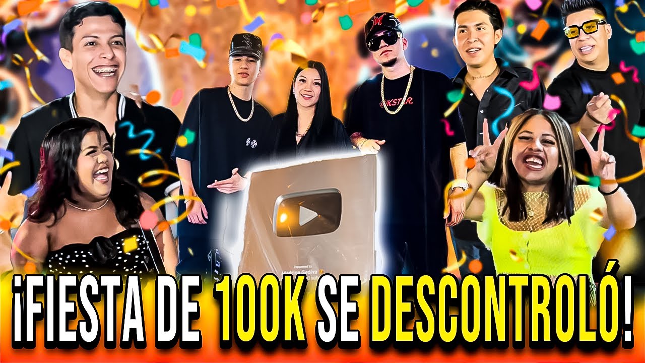 Se DESCONTROLÓ el Festejo de los 100K de SEGUIDORES | Madrina Gediva