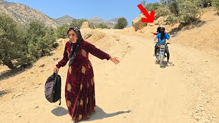 Two motorcyclists were chasing a homeless woman, then something incredible happened.