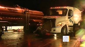 Chain reaction pileup in L.A.