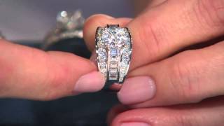 Epiphany Diamonique 100-Facet 3 50 ct tw Ring with Jennifer Coffey