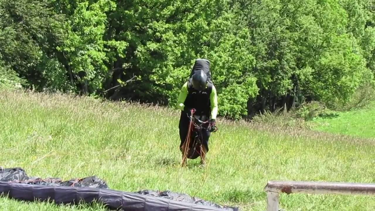 Paragliding na Japetiću - polijetanje Paraglidera